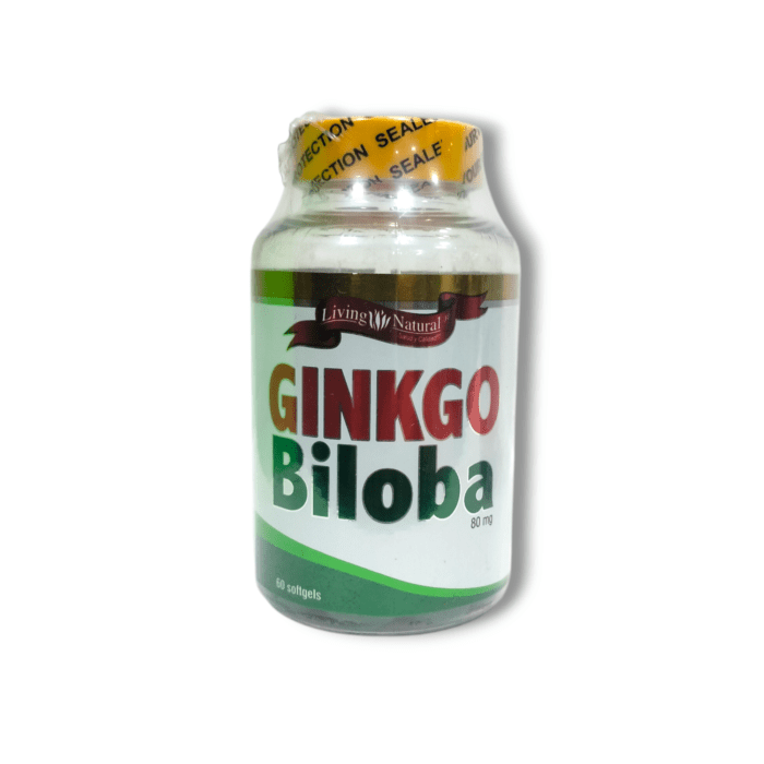 Ginkgo Biloba 80 mg - Imagen 1
